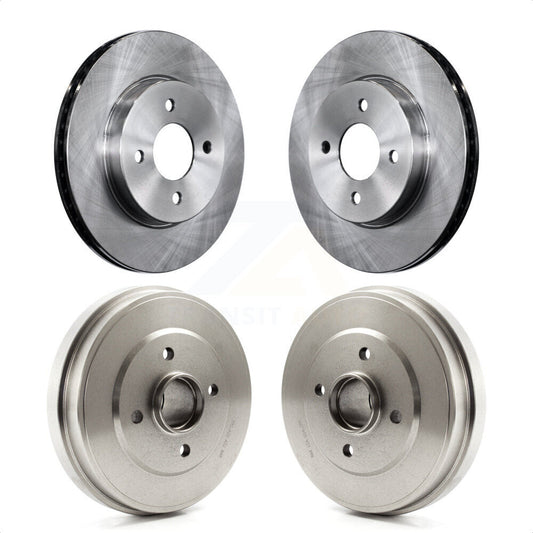 [Avant + Arrière] Kit de Disque de frein pour Nissan Versa Note Micra K8-102069 par Top Quality