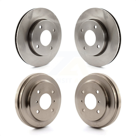 [Avant + Arrière] Kit de Disque de frein pour 2009-2011 Nissan Versa 1.6L K8-102070 par Top Quality