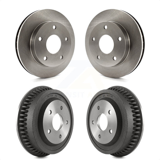 [Avant + Arrière] Kit de Disque de frein pour 1994-1999 Dodge Ram 1500 4WD K8-102071 par Top Quality