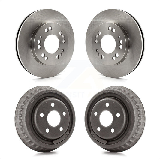 [Avant + Arrière] Kit de Disque de frein pour 2001 Dodge Stratus Coupe avec Drum rear brakes K8-102075 par Top Quality