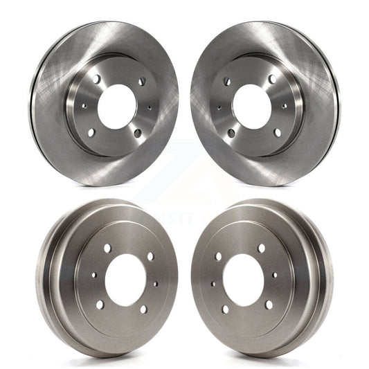 [Avant + Arrière] Kit de Disque de frein pour 2002-2006 Hyundai Elantra Drum rear brakes K8-102090
