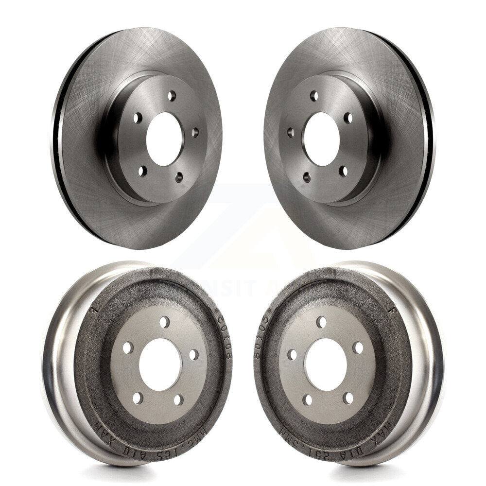 [Avant + Arrière] Kit de Disque de frein pour Saturn Vue Chevrolet Equinox Pontiac Torrent K8-102097