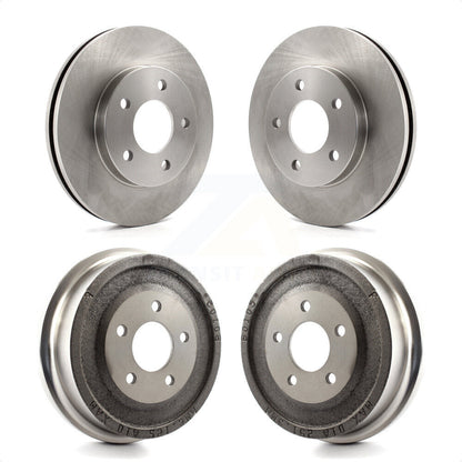 [Avant + Arrière] Kit de Disque de frein pour 2001-2005 Pontiac Aztek FWD avec Drum rear brakes K8-102099 par Top Quality