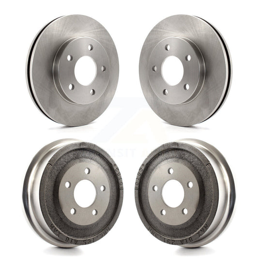 [Avant + Arrière] Kit de Disque de frein pour 2001-2005 Pontiac Aztek FWD avec Drum rear brakes K8-102099