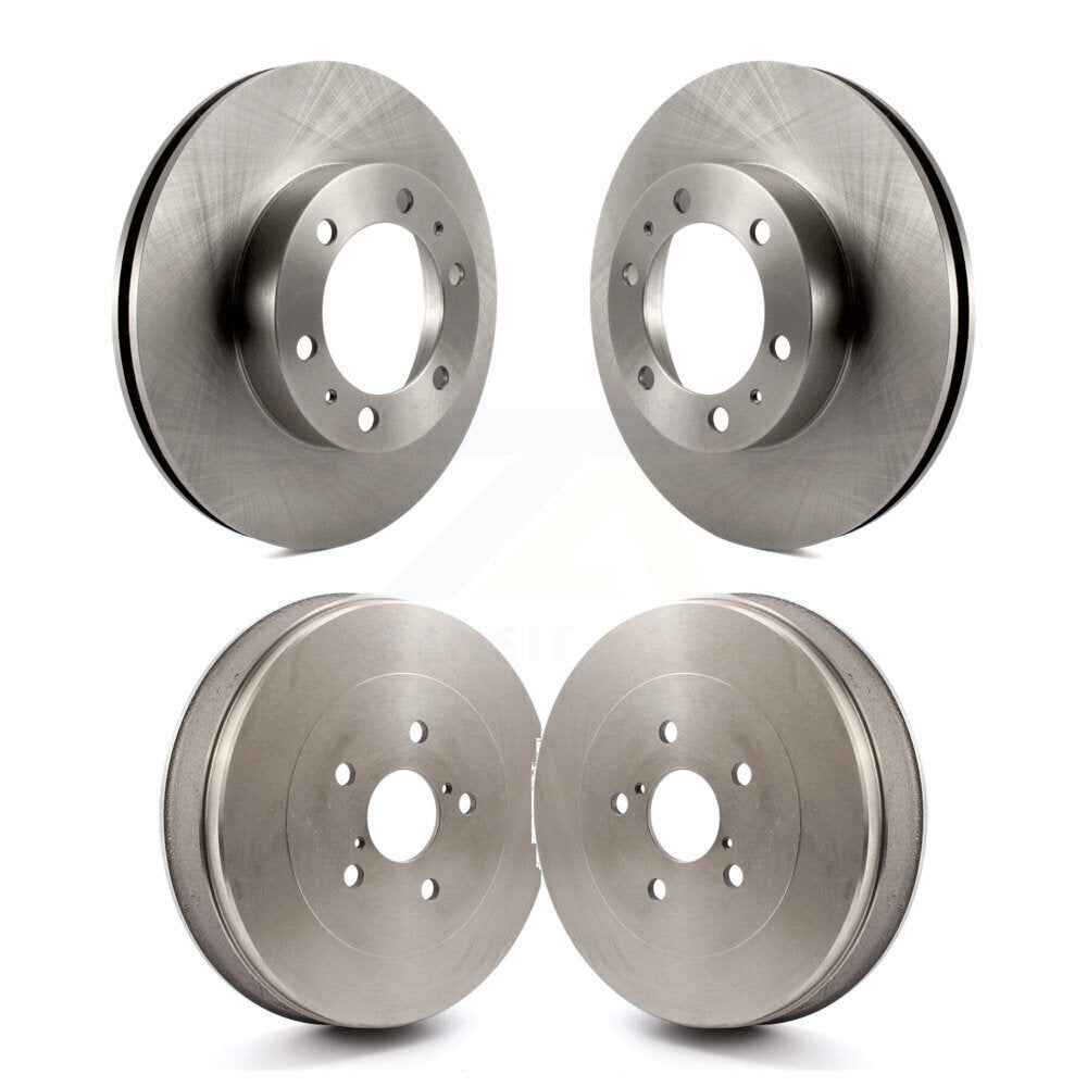 [Avant + Arrière] Kit de Disque de frein pour 2015 Toyota Tacoma RWD avec 6 Lug Wheels K8-102109