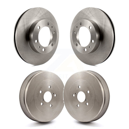 [Avant + Arrière] Kit de Disque de frein pour 2015 Toyota Tacoma RWD avec 6 Lug Wheels K8-102109