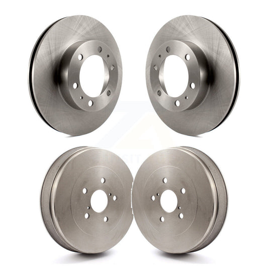 [Avant + Arrière] Kit de Disque de frein pour 2015 Toyota Tacoma RWD avec 6 Lug Wheels K8-102109