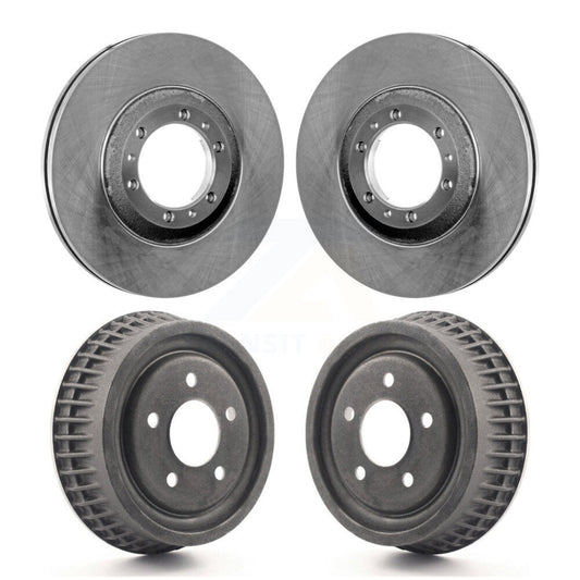 [Avant + Arrière] Kit de Disque de frein pour Buick Century Chevrolet LeSabre Venture Pontiac Oldsmobile Montana Regal 88 Silhouette Bonneville Park Avenue Cadillac DeVille 98 Trans Sport Lumina APV K8-102131