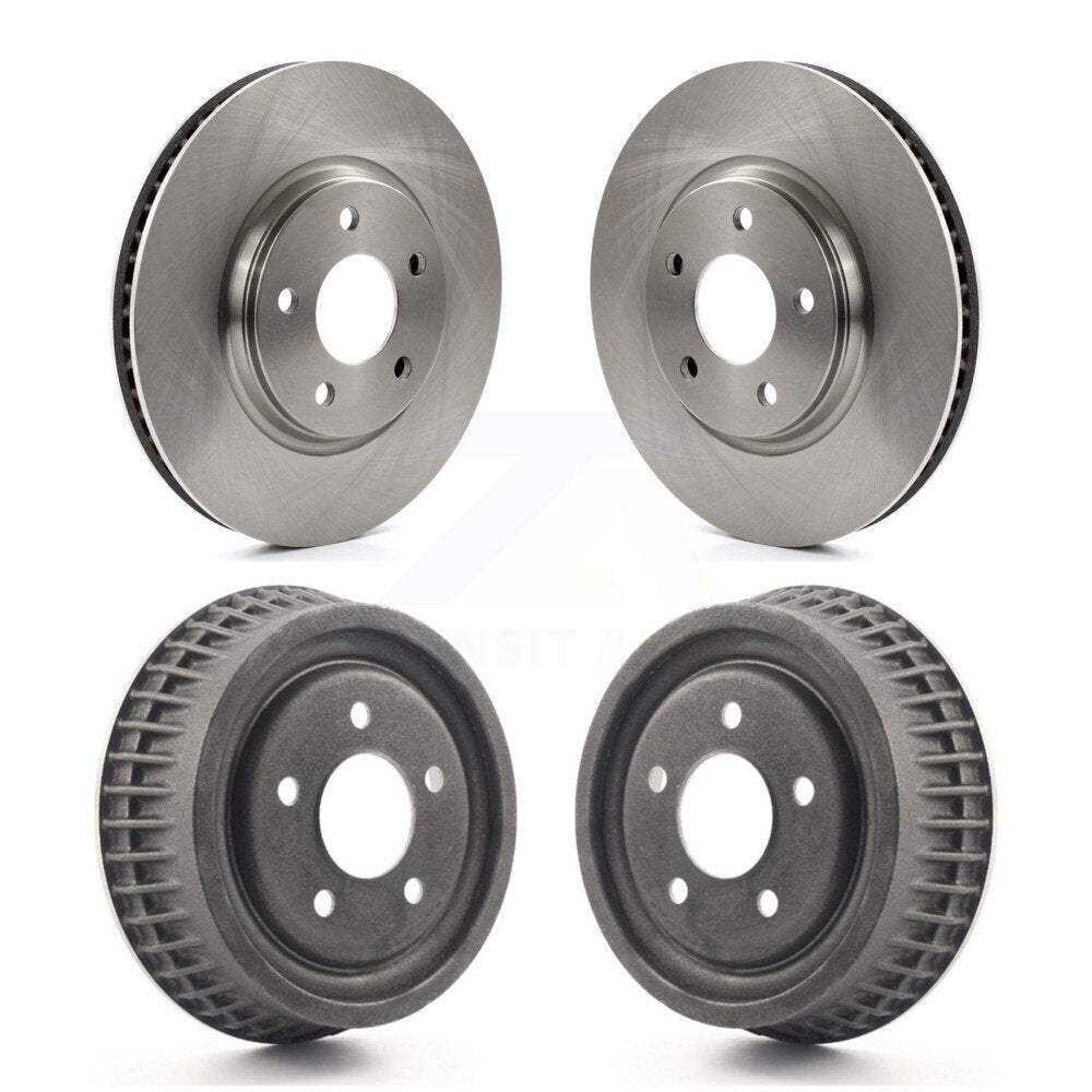 [Avant + Arrière] Kit de Disque de frein pour 2004 Chevrolet Malibu avec 296mm Diameter Rotor K8-102138