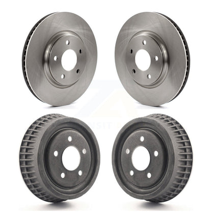 [Avant + Arrière] Kit de Disque de frein pour 2004 Chevrolet Malibu avec 296mm Diameter Rotor K8-102138