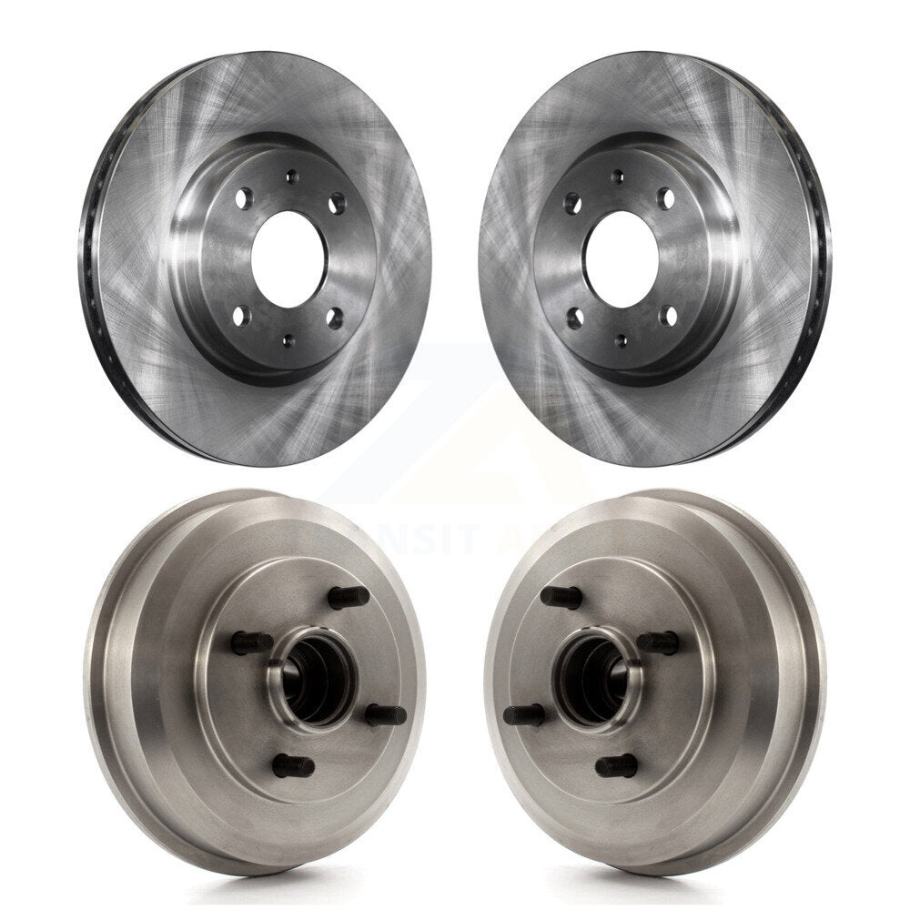 [Avant + Arrière] Kit de Disque de frein pour 2008 Ford Focus Wheel Bearing Includes K8-102144