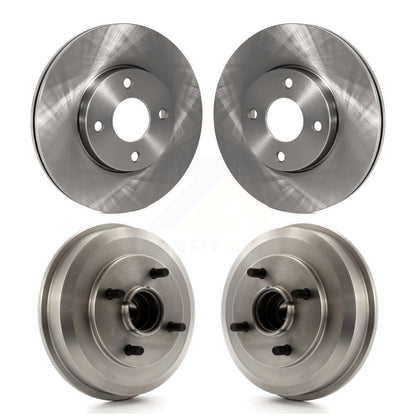 [Avant + Arrière] Kit de Disque de frein pour 2005-2007 Ford Focus Wheel Bearing Includes K8-102145