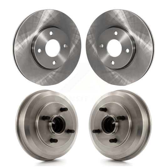 [Avant + Arrière] Kit de Disque de frein pour 2005-2007 Ford Focus Wheel Bearing Includes K8-102145