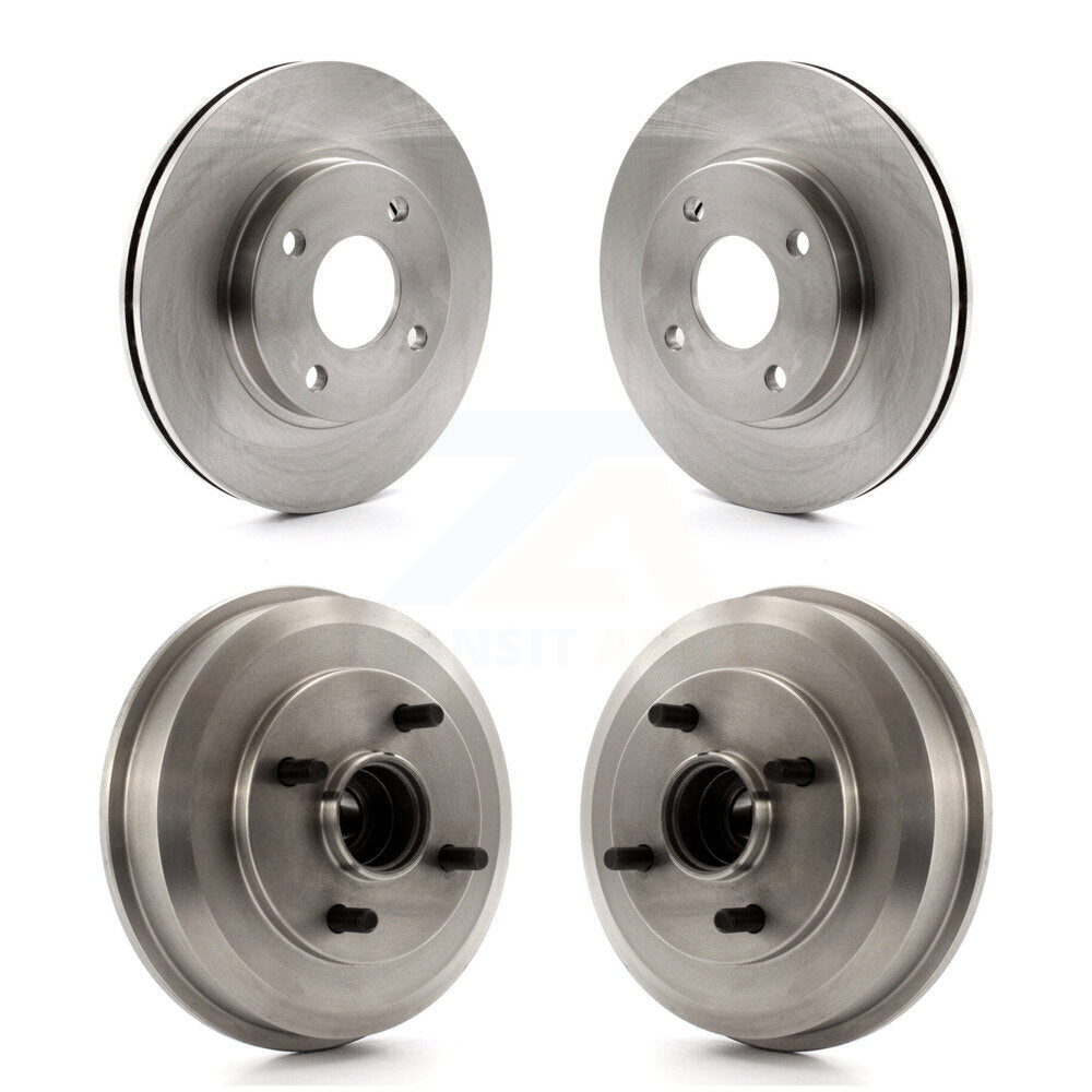 [Avant + Arrière] Kit de Disque de frein pour Ford Focus Wheel Bearing Includes K8-102146