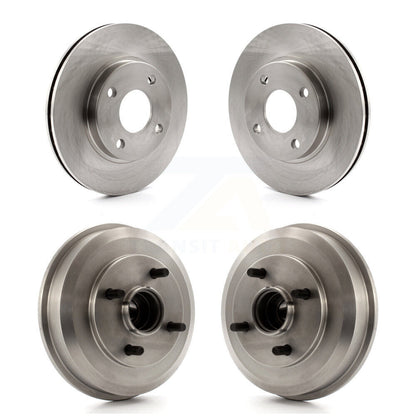 [Avant + Arrière] Kit de Disque de frein pour Ford Focus Wheel Bearing Includes K8-102146