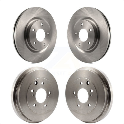 [Avant + Arrière] Kit de Disque de frein pour 2017-2019 Nissan Sentra Turbocharged K8-102159 par Top Quality