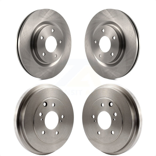 [Avant + Arrière] Kit de Disque de frein pour 2017-2019 Nissan Sentra Turbocharged K8-102159 par Top Quality