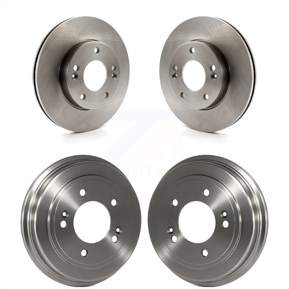 [Avant + Arrière] Kit de Disque de frein pour 2010-2011 Kia Soul 1.6L K8-102164 par Top Quality