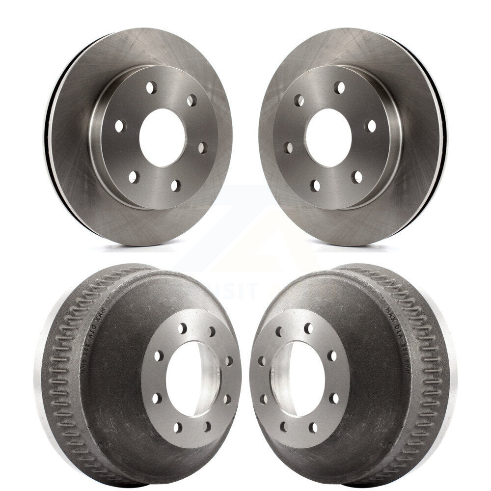 [Avant + Arrière] Kit de Disque de frein pour 2000 Chevrolet Suburban 1500 avec 13" Diameter Drum K8-102166