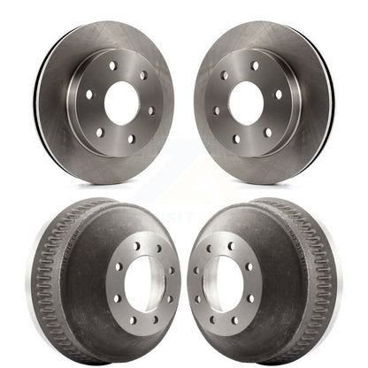 [Avant + Arrière] Kit de Disque de frein pour 2000 Chevrolet Suburban 1500 avec 13" Diameter Drum K8-102166