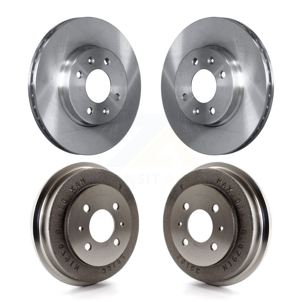 [Avant + Arrière] Kit de Disque de frein pour 2006 Hyundai Accent Sedan To 09 30 05 K8-102168