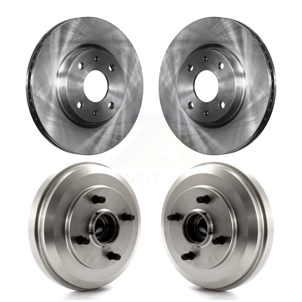 [Avant + Arrière] Kit de Disque de frein pour 2009-2011 Ford Focus K8-102171