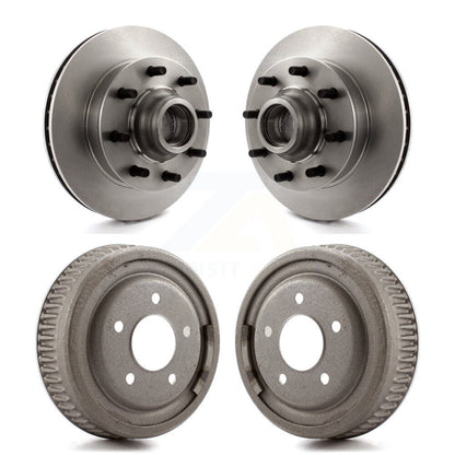 [Avant + Arrière] Kit d'ensemble disque de frein à disque et moyeu pour Chevrolet Tahoe C1500 Suburban GMC Yukon K8-102188
