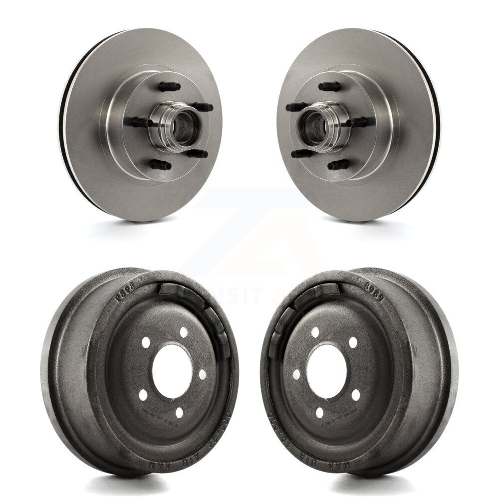 [Avant + Arrière] Kit d'ensemble disque de frein à disque et moyeu pour Ford Ranger avec 10" Diameter Drum K8-102189