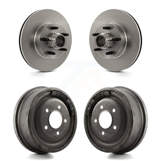 [Avant + Arrière] Kit d'ensemble disque de frein à disque et moyeu pour Ford Ranger avec 10" Diameter Drum K8-102189
