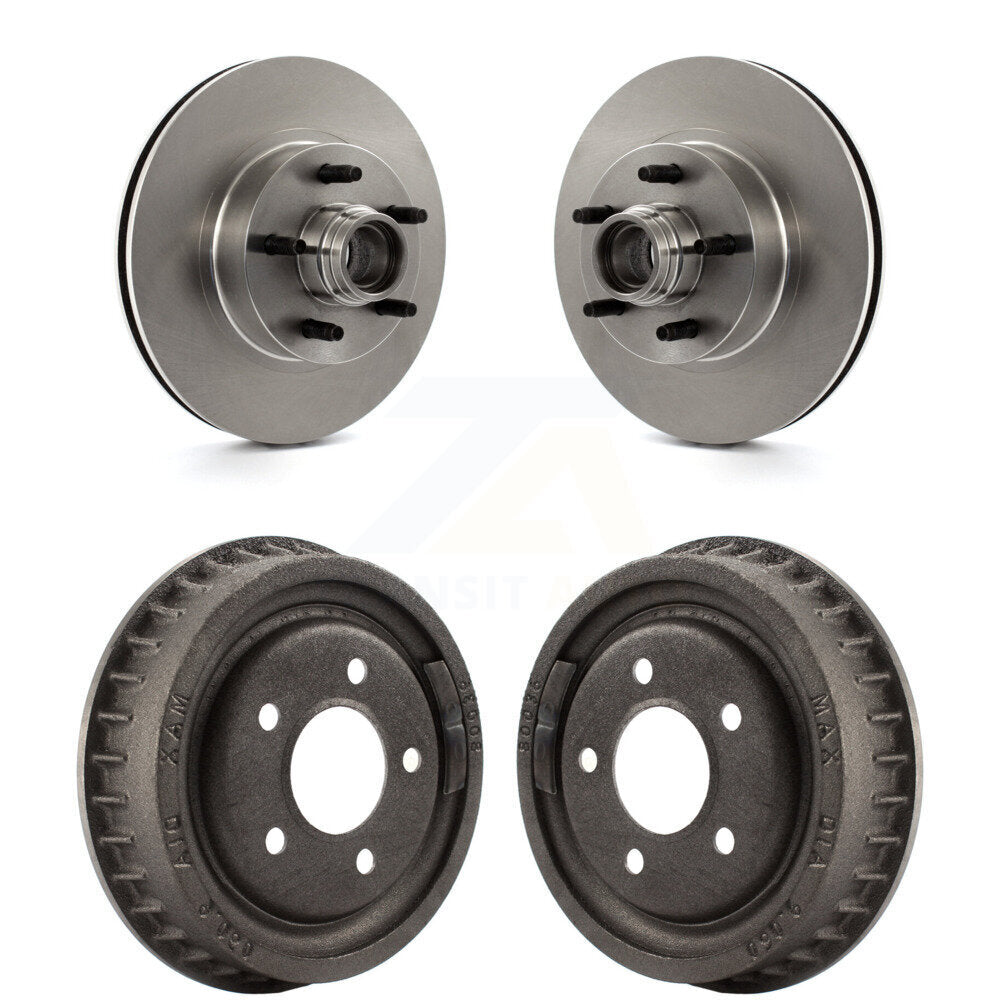 [Avant + Arrière] Kit d'ensemble disque de frein à disque et moyeu pour Ford Ranger avec 9" Diameter Drum K8-102190