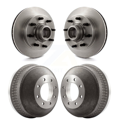 [Avant + Arrière] Kit d'ensemble disque de frein à disque et moyeu pour Chevrolet C2500 Express 2500 C1500 Suburban GMC G3500 K8-102198