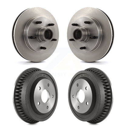 [Avant + Arrière] Kit d'ensemble disque de frein à disque et moyeu pour 1994-1999 Dodge Ram 1500 RWD K8-102200