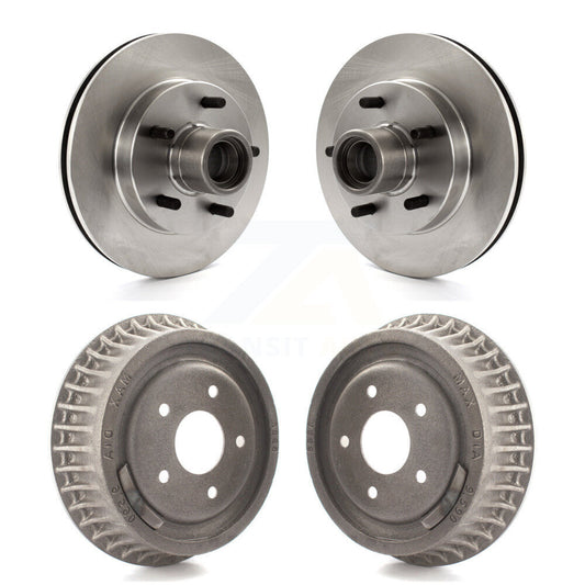 [Avant + Arrière] Kit d'ensemble disque de frein à disque et moyeu pour Chevrolet S10 GMC Sonoma Blazer Jimmy Isuzu Hombre K8-102201