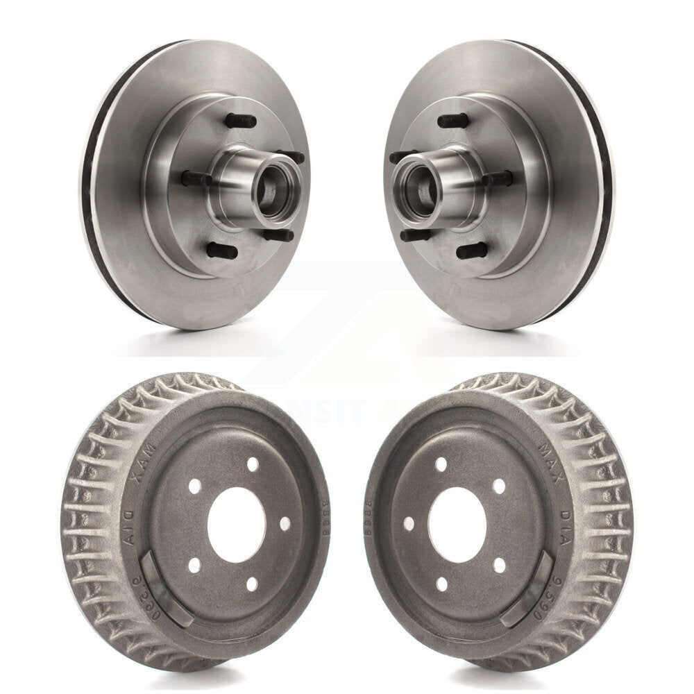 [Avant + Arrière] Kit d'ensemble disque de frein à disque et moyeu pour Chevrolet S10 GMC Sonoma Jimmy Blazer K8-102202