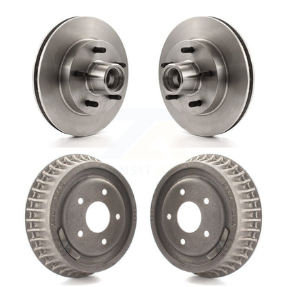 [Avant + Arrière] Kit d'ensemble disque de frein à disque et moyeu pour Chevrolet S10 GMC Sonoma Jimmy Blazer K8-102202