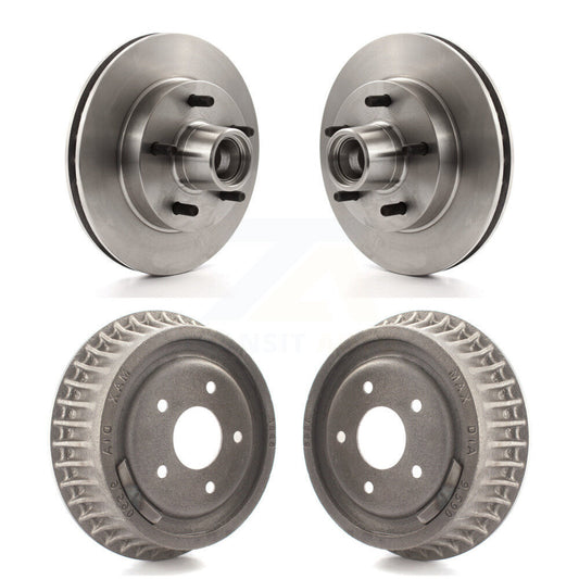 [Avant + Arrière] Kit d'ensemble disque de frein à disque et moyeu pour Chevrolet S10 GMC Sonoma Jimmy Blazer K8-102202