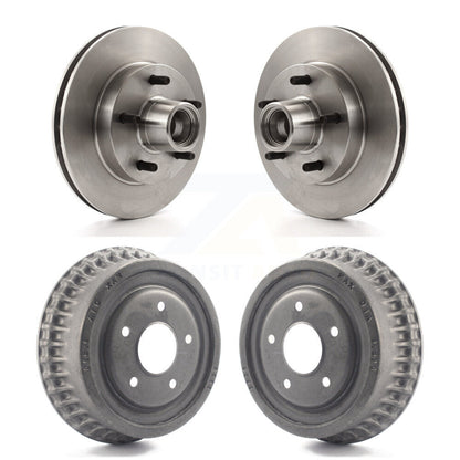 [Avant + Arrière] Kit d'ensemble disque de frein à disque et moyeu pour Chevrolet S10 Camaro Pontiac Monte Carlo GMC Firebird Blazer El Camino Buick Regal S15 Oldsmobile Cutlass Supreme Jimmy Sonoma Grand Prix Caballero Calais K8-102203