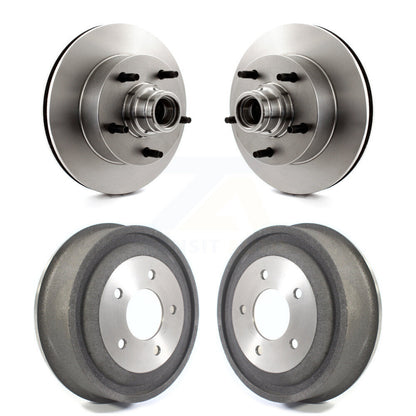 [Avant + Arrière] Kit d'ensemble disque de frein à disque et moyeu pour Ford E-150 Econoline Club Wagon K8-102209