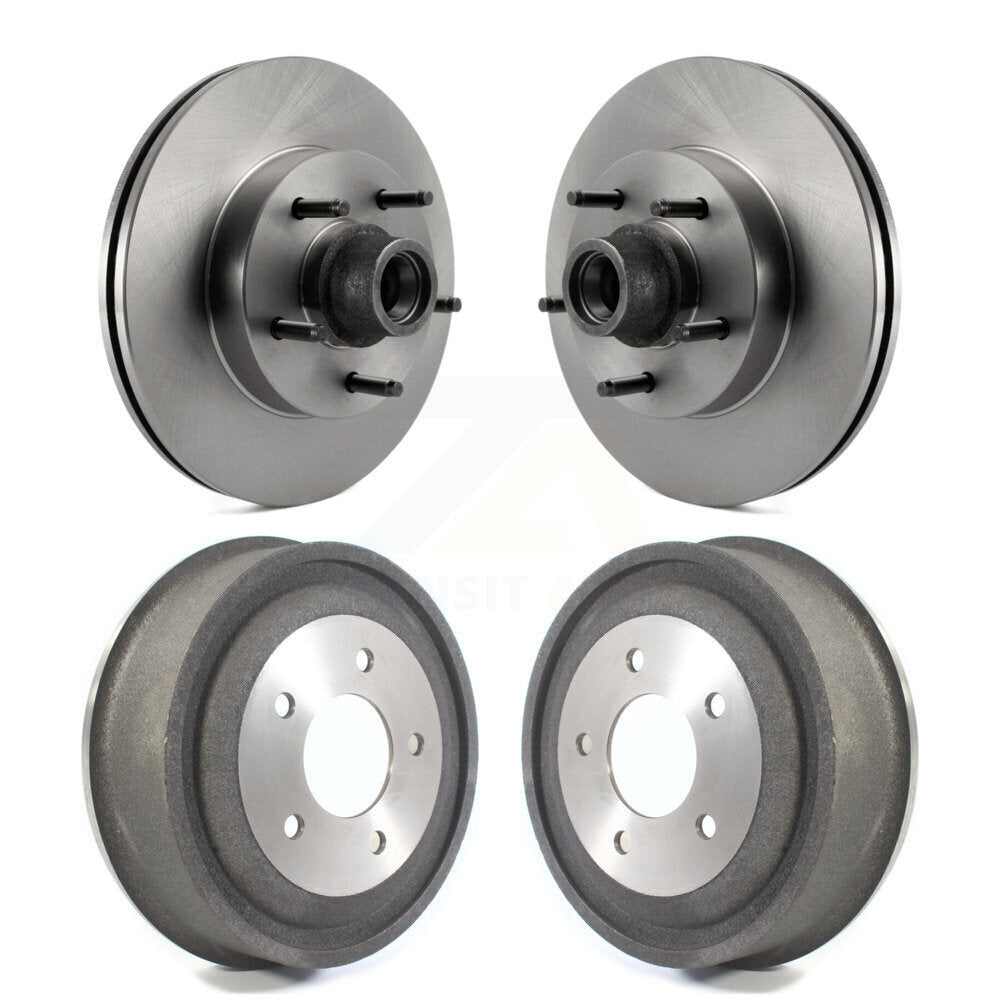 [Avant + Arrière] Kit d'ensemble disque de frein à disque et moyeu pour Ford E-150 Club Wagon K8-102210