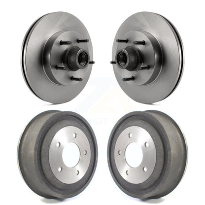 [Avant + Arrière] Kit d'ensemble disque de frein à disque et moyeu pour Ford E-150 Club Wagon K8-102210