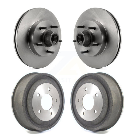 [Avant + Arrière] Kit d'ensemble disque de frein à disque et moyeu pour Ford E-150 Club Wagon K8-102210