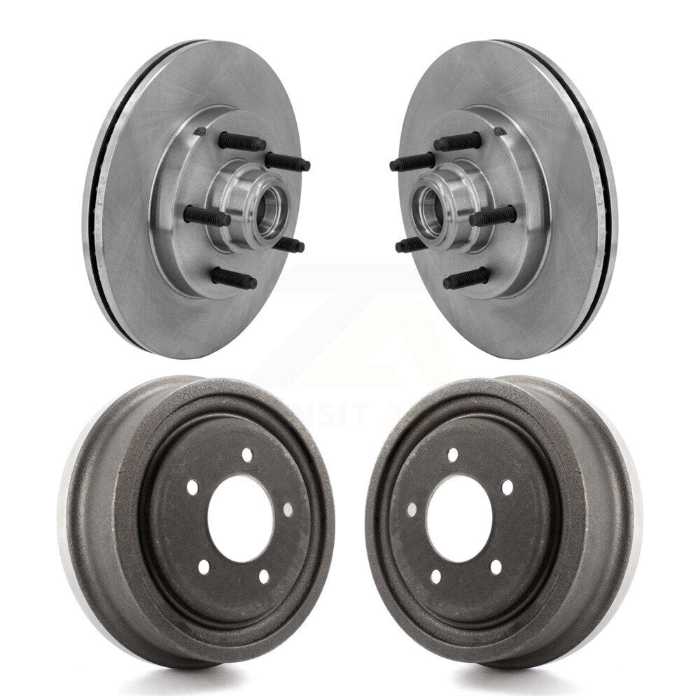 [Avant + Arrière] Kit d'ensemble disque de frein à disque et moyeu pour 1999 Ford F-150 RWD avec 5 Lug Wheels K8-102212