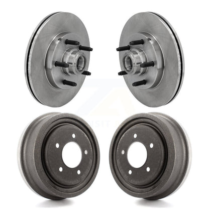 [Avant + Arrière] Kit d'ensemble disque de frein à disque et moyeu pour 1999 Ford F-150 RWD avec 5 Lug Wheels K8-102212