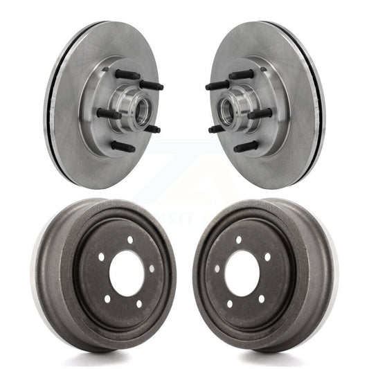 [Avant + Arrière] Kit d'ensemble disque de frein à disque et moyeu pour 1999 Ford F-150 RWD avec 5 Lug Wheels K8-102212