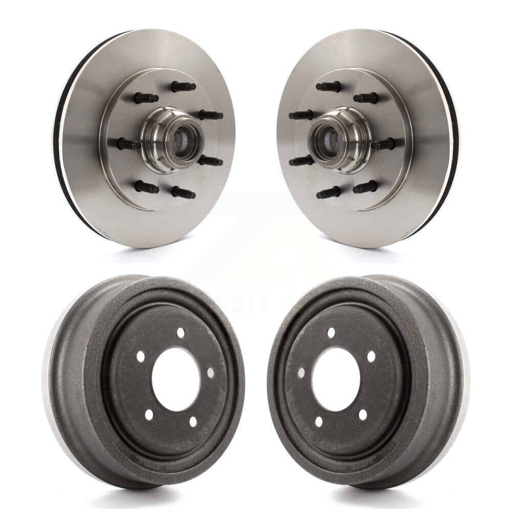 [Avant + Arrière] Kit d'ensemble disque de frein à disque et moyeu pour 1999 Ford F-150 RWD avec 7 Lug Wheels K8-102213