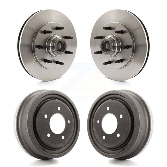 [Avant + Arrière] Kit d'ensemble disque de frein à disque et moyeu pour 1999 Ford F-150 RWD avec 7 Lug Wheels K8-102213