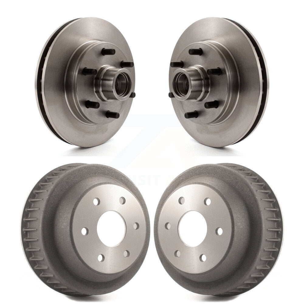 [Avant + Arrière] Kit d'ensemble disque de frein à disque et moyeu pour Chevrolet C2500 Express 2500 GMC K8-102214