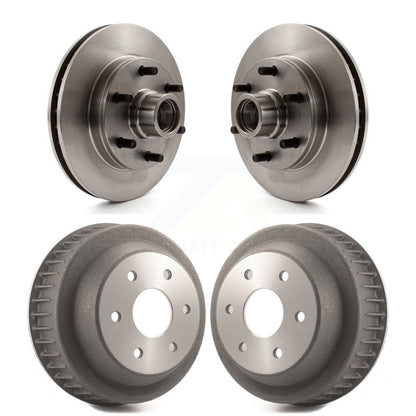 [Avant + Arrière] Kit d'ensemble disque de frein à disque et moyeu pour Chevrolet C2500 Express 2500 GMC K8-102214