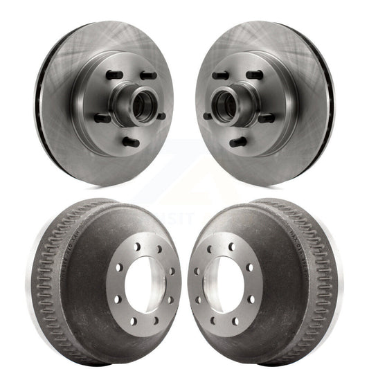 [Avant + Arrière] Kit d'ensemble disque de frein à disque et moyeu pour 1998-1999 C1500 Suburban Chevrolet GMC avec 13" Diameter Drum GAS engine K8-102215