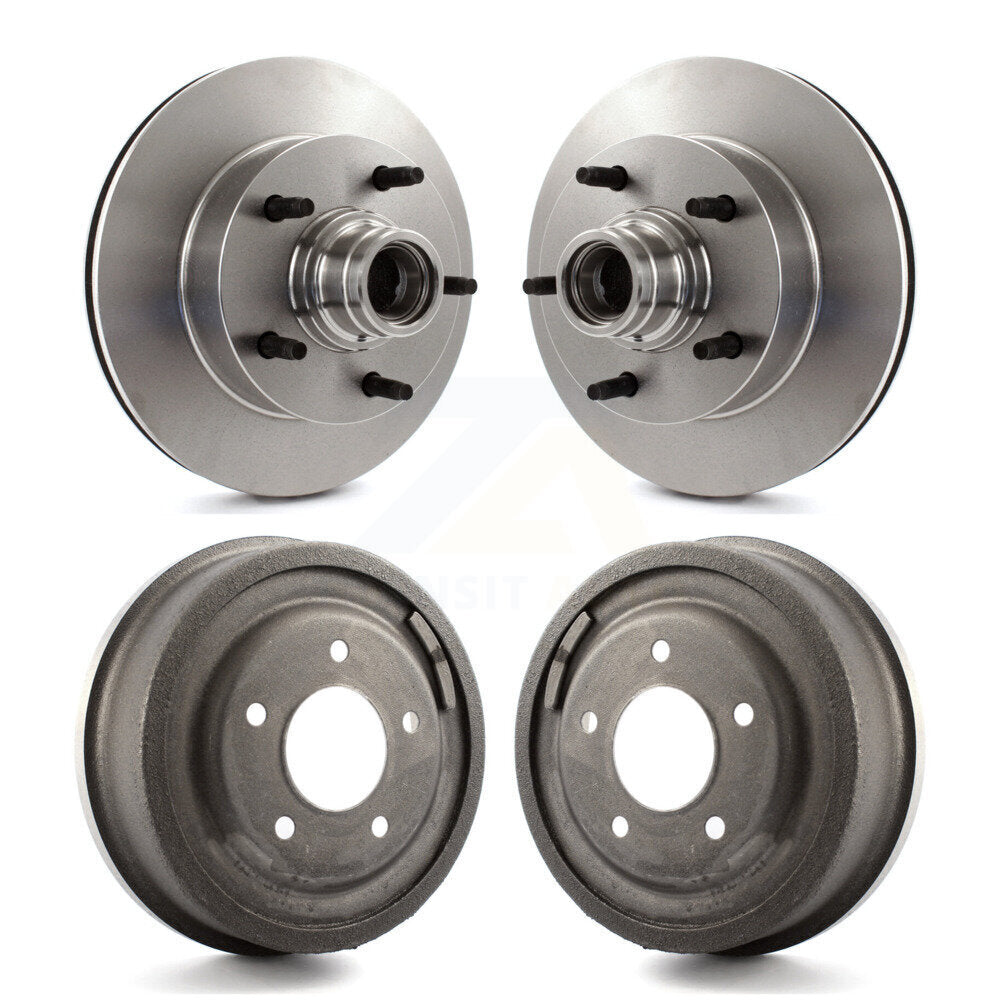 [Avant + Arrière] Kit d'ensemble disque de frein à disque et moyeu pour Ford F-150 E-150 Econoline K8-102217